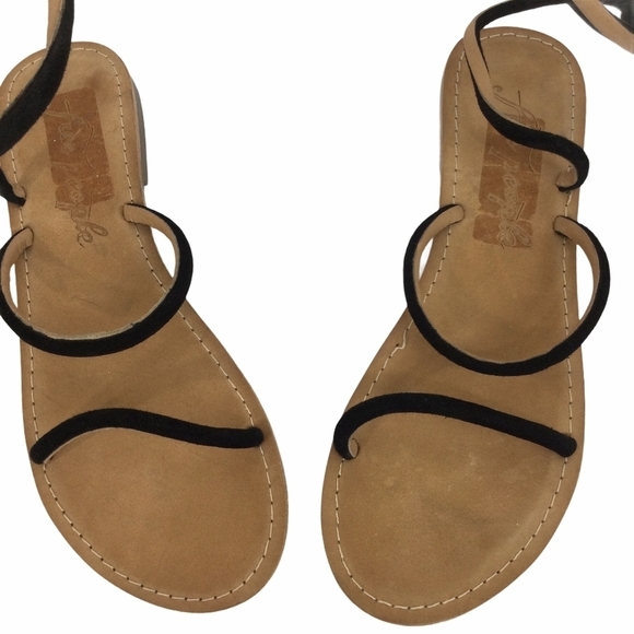 Free People Havana Black Suede Gladiator Sandals - Picture 9 of 16